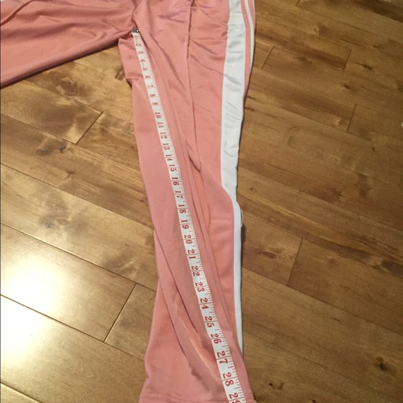 Adidas XL pink tearaway pants UK 14 - Picture 12 of 12